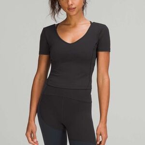 Lululemon Align T-Shirt short sleeve Black size 6
